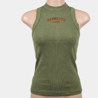 CROPPED REGATA FEMININO VERDE