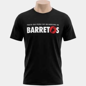 CAMISETA MASCULINA  LOGO BARRETOS