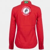CAMISA FEMININA LOGO TRADICIONAL VERMELHA