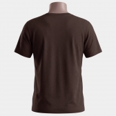 CAMISETA MASCULINA ESTAMPA FLOCADO - CAMISETA MASCULINA ESTAMPA FLOCADO- MARROM - G