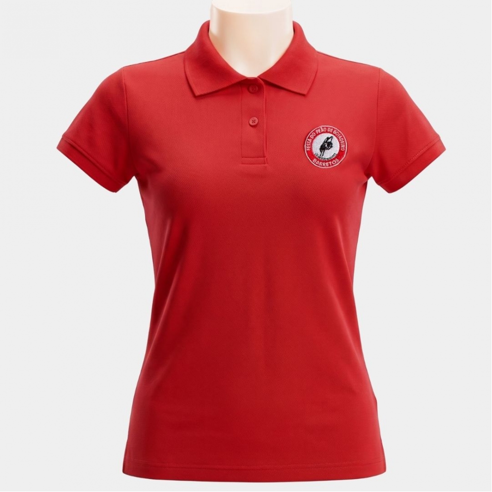 POLO FEMININA VERMELHA