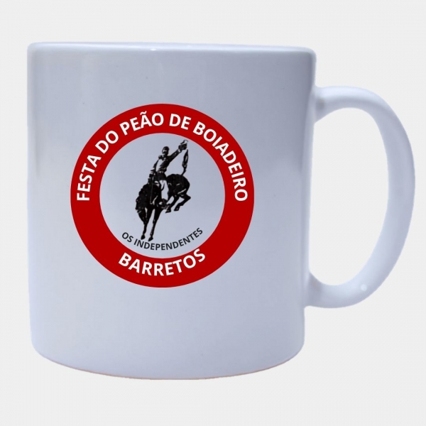 CANECA CERAMICA BRANCA 300ML