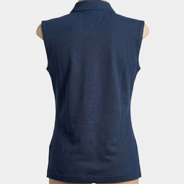 POLO FEMININA AZUL MARINHO, REGATA, LOGO TRADICIONAL