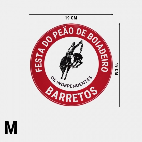 ADESIVO FESTA DO PEÃO LOGO TRADICIONAL - M