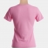CAMISETA FEMININA ROSA, LOGO EMBORRACHADA