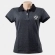POLO FEMININA CINZA E PRETO