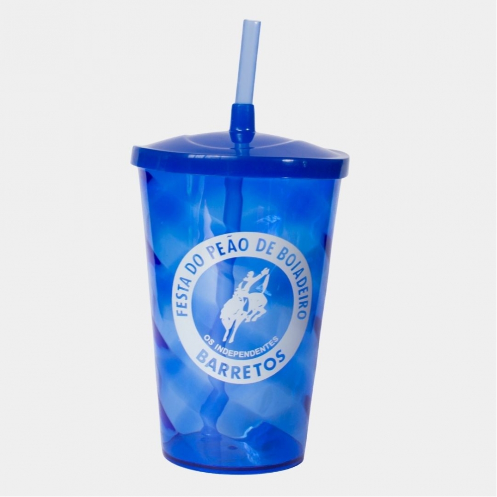 COPO ACRILICO EUPHORIA PINK 450ML (VARIADOS) - AZUL
