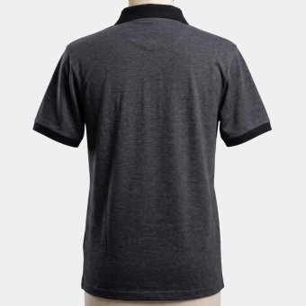POLO MASCULINA CINZA E PRETA