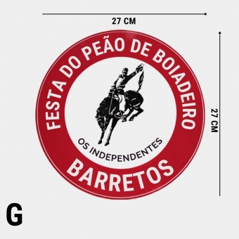ADESIVO FESTA DO PEÃO LOGO TRADICIONAL