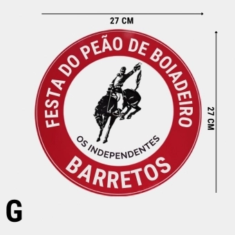 ADESIVO FESTA DO PEÃO LOGO TRADICIONAL