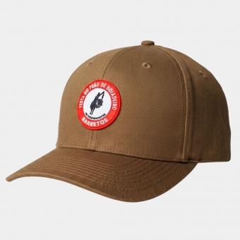 BONE FECHADO CARAMELO, LOGO EMBORRACHADA