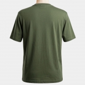 CAMISETA MASCULINA VERDE MUSCO, LOGO EMBORRACHADA