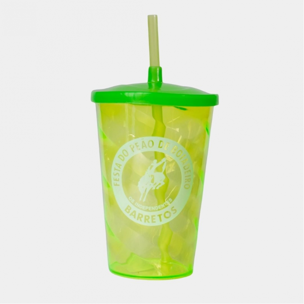 COPO ACRILICO EUPHORIA PINK 450ML (VARIADOS) - VERDE