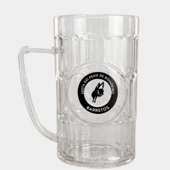 CANECA ACRILICA TRANSPARENTE CHOP