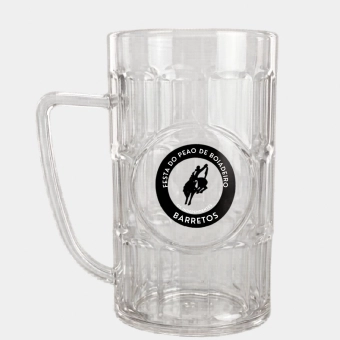 CANECA ACRILICA TRANSPARENTE CHOP