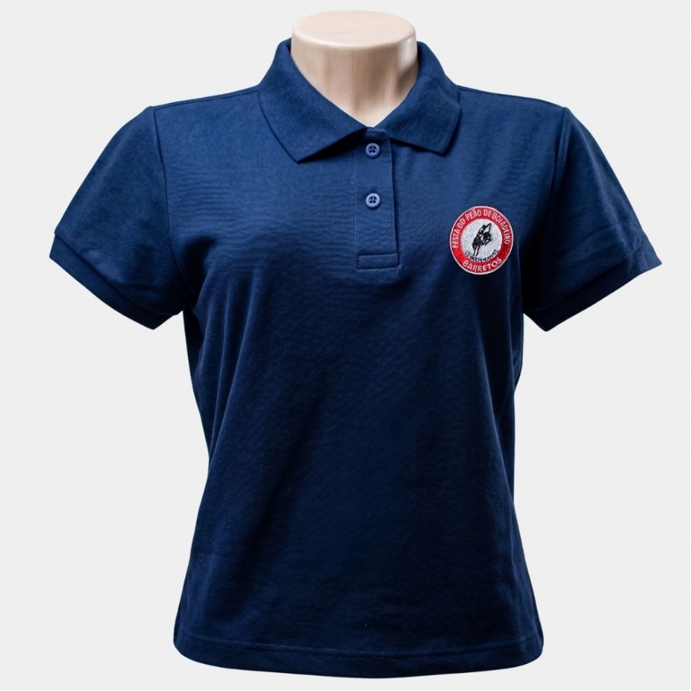 POLO FEMININA AZUL MARINHO