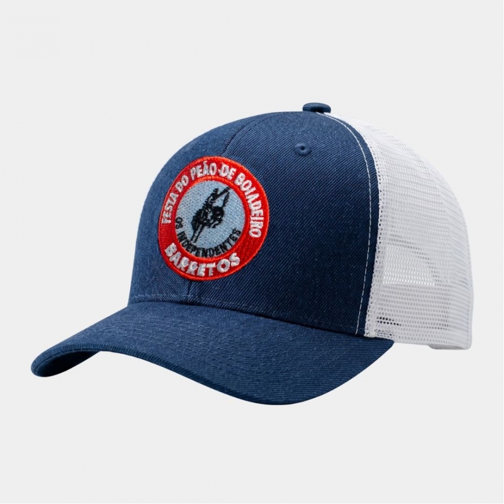 BONE TRUCKER AZUL, LOGO TRADICIONAL