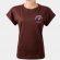 CAMISA FEMININA  LOGO ROSETA MARROM