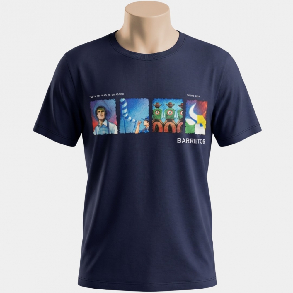 CAMISETA MASCULINA LOGO EXCLUSIVA - CAMISETA MASCULINA LOGO EXCLUSIVA-AZUL MARINHO-M
