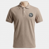 POLO MASCULINA LOGO BASICA - POLO MASCULINA LOGO BASICA-CAQUI-M