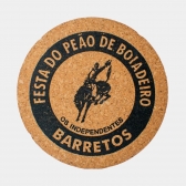 PORTA COPO (BOLACHA CORTIÇA) -  PRETA
