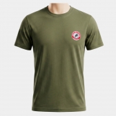 CAMISETA MASCULINA LOGO ROST BASICA - CAMISETA MASCULINA LOGO ROST BASICA - VERDE MILITAR M