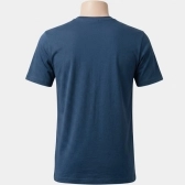 CAMISETA MASCULINA  LOGO ESTAMPA FRONTAL - CAMISETA MASCULINA LOGO ESTAMPA FRONTAL-AZUL MARINHO-M