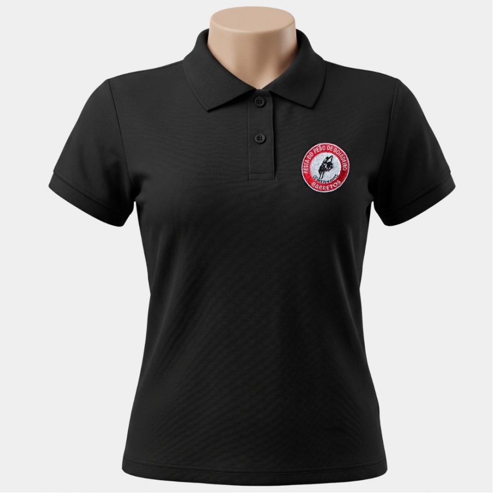 POLO FEMININA PRETA