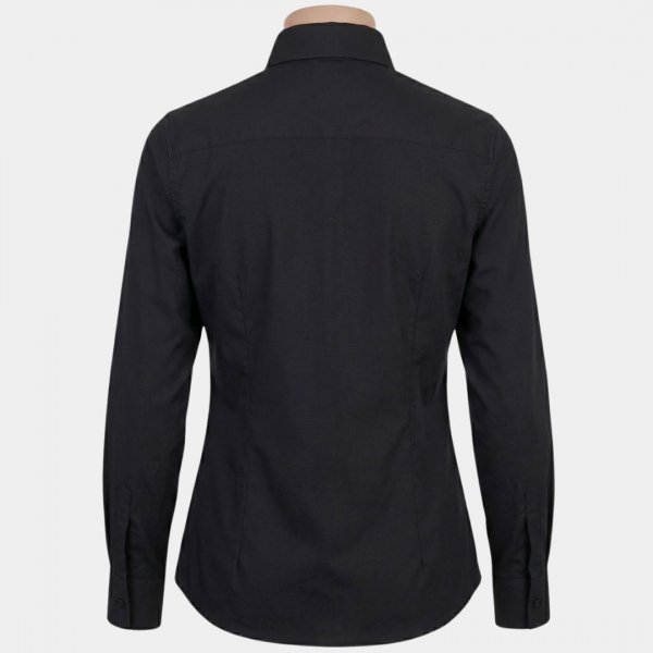 CAMISA FEMININA PRETA BASICA - XG