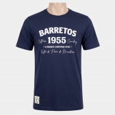 CAMISETA MASCULINA ESTAMPA FLOCADO - CAMISETA MASCULINA ESTAMPA FLOCADO- AZUL MARINHO - M