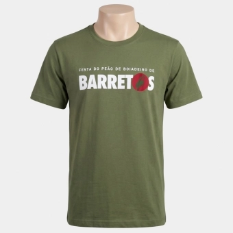 CAMISETA MASCULINA  LOGO BARRETOS