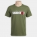 CAMISETA MASCULINA  LOGO BARRETOS - CAMISETA MASCULINA LOGO BARRETOS VERDE MILITAR -M