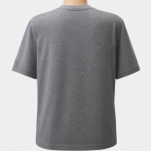 CAMISETA MASCULINA MESCLA ESCURA, LOGO EMBORRACHADA