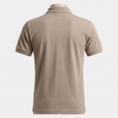 POLO MASCULINA LOGO BASICA - POLO MASCULINA LOGO BASICA-CAQUI-M