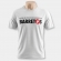 CAMISETA MASCULINA  LOGO BARRETOS - CAMISETA MASCULINA LOGO BARRETOS BRANCA-M