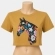 CROPPED FEMININO CAQUI - GG