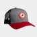 BONE CINZA E VERMELHO LOGO EMBORRACHADA