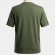 CAMISETA MASCULINA VERDE MUSCO, LOGO EMBORRACHADA