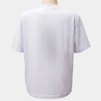 CAMISETA MASCULINA BRANCA (ROSETA)