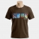 CAMISETA MASCULINA LOGO EXCLUSIVA - CAMISETA MASCULINA LOGO EXCLUSIVA-MARROM-M