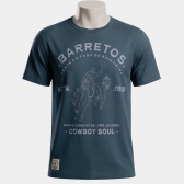 CAMISETA MASCULINA  LOGO ESTAMPA FRONTAL - CAMISETA MASCULINA LOGO ESTAMPA FRONTAL-CINZA-G