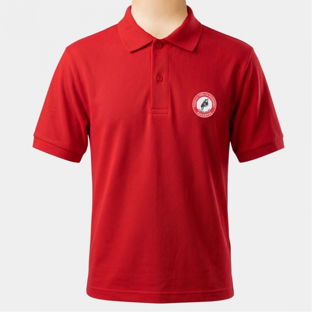 POLO MASCULINA VERMELHA