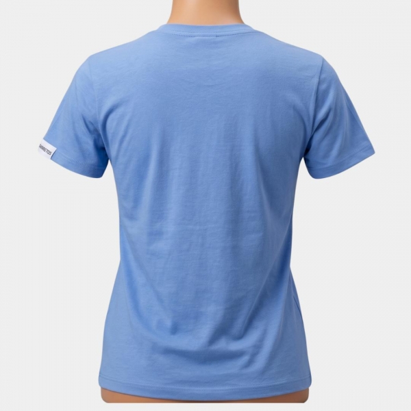 CAMISETAS FEMININAS VARIADAS FESTA DO PEÃO - CAMISETA FEMININA LOGO CAVALO AZUL - G