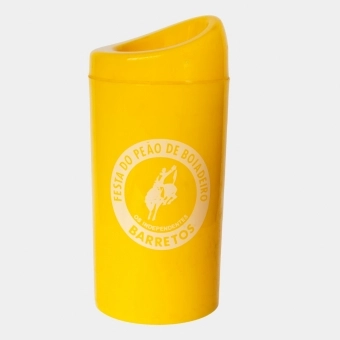 PORTA GARRAFA AMARELA 600ML