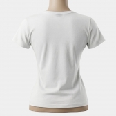 CAMISETA FEMININA BRANCA (ROSETA)