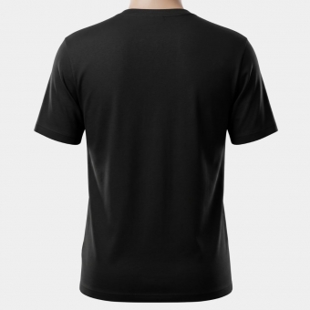 CAMISETA MASCULINA PRETA (ROSETA)