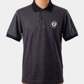 POLO MASCULINA CINZA E PRETA